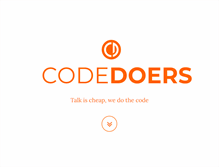 Tablet Screenshot of codedoers.com